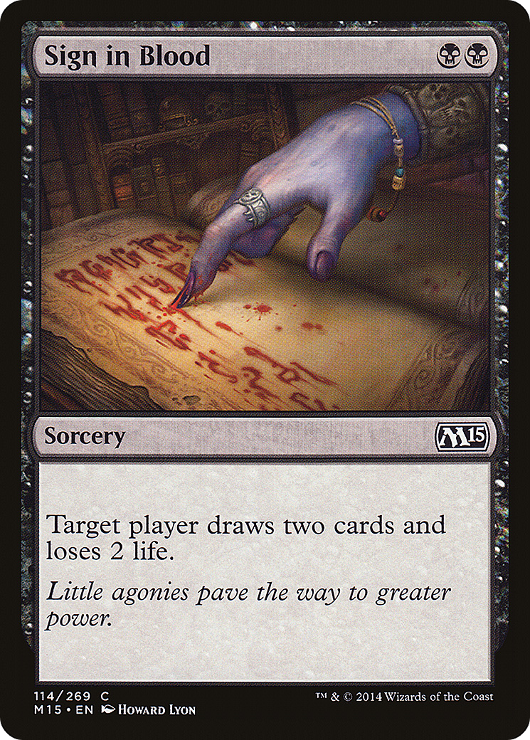Image of Sign in Blood (M15-114) - Magic 2015