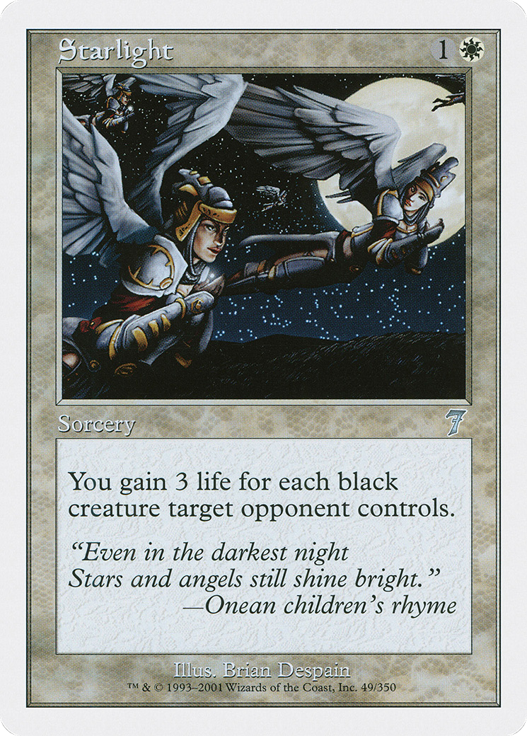 Image of Starlight (7ED-049) - 7th Edition Foil