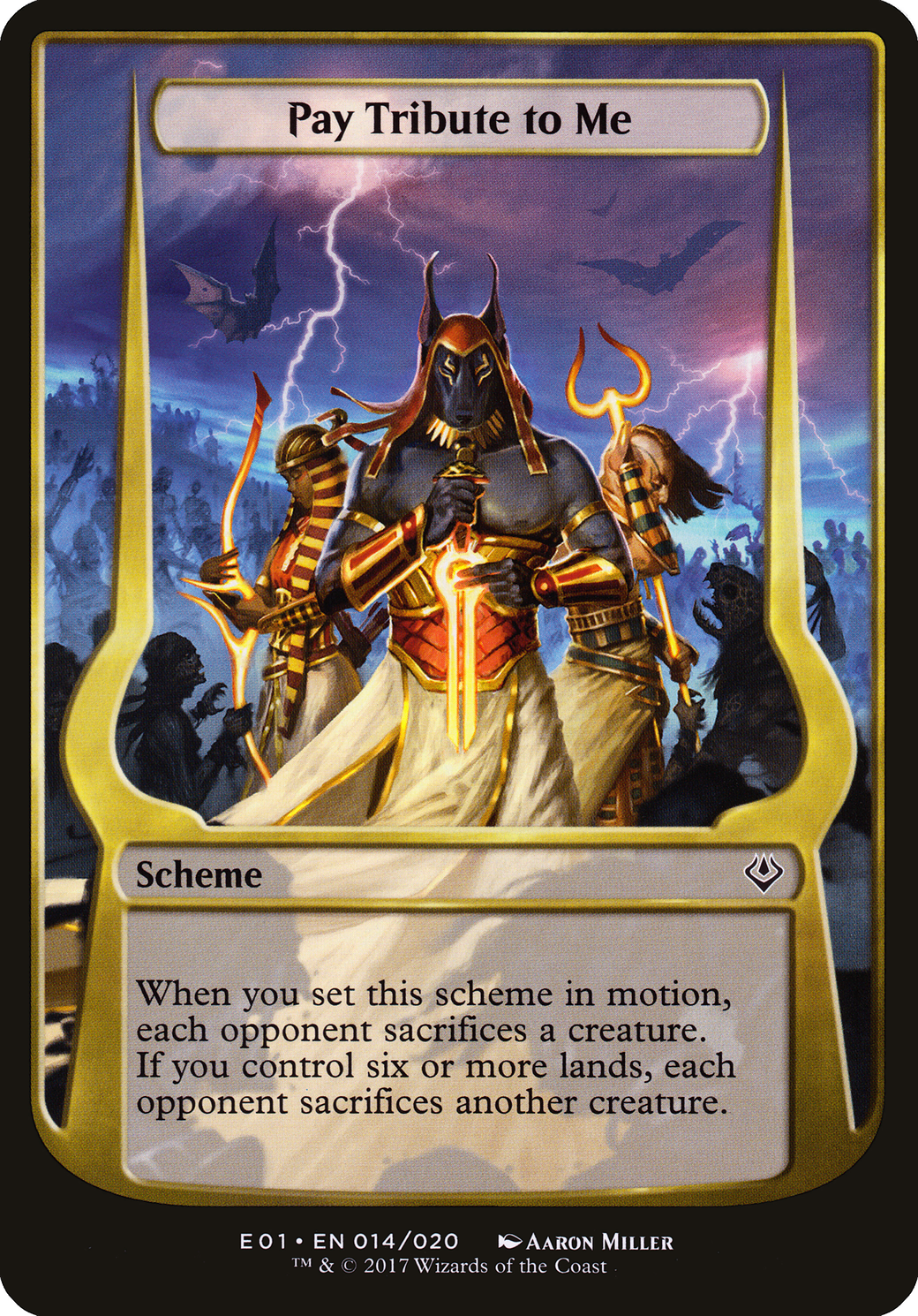 Image of Pay Tribute to Me (Archenemy: Nicol Bolas) (OVER-14★) - Archenemy: Nicol Bolas Schemes