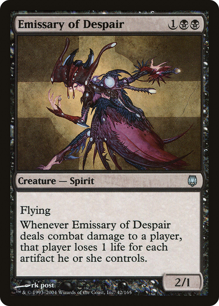 Image of Emissary of Despair (DST-042) - Darksteel Foil