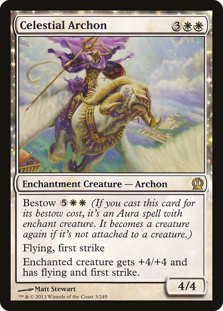 Image of Celestial Archon (THS-003) - Theros: (enchantment) Foil