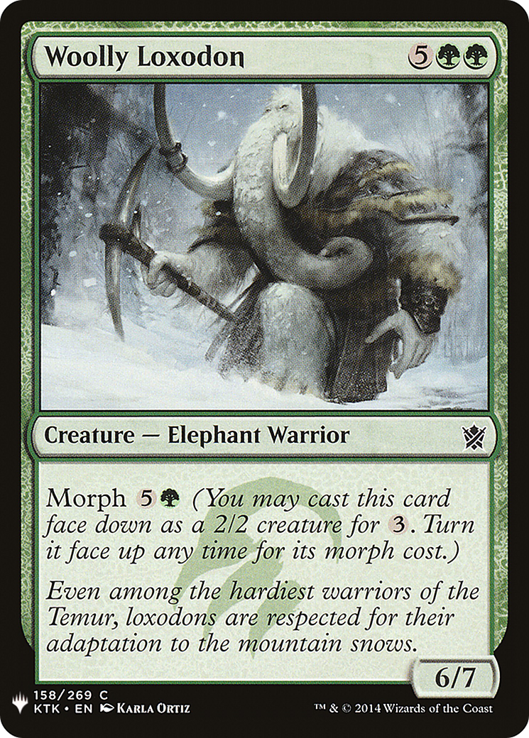 Image of Woolly Loxodon (LIST-KTK-158) - The List