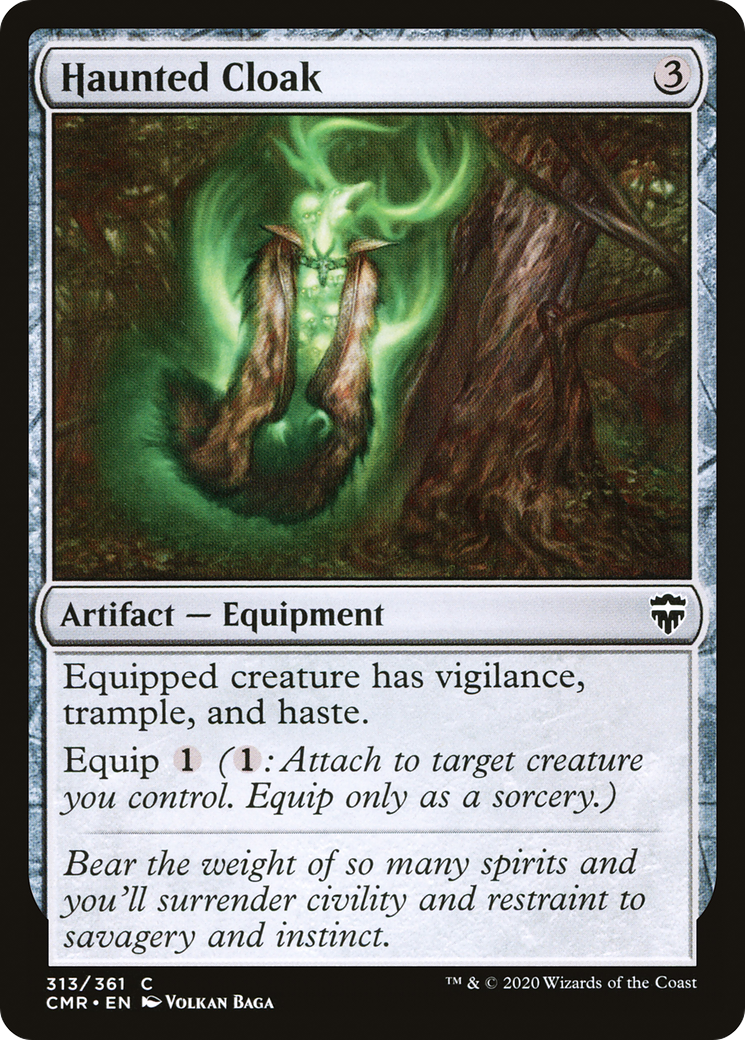 Image of Haunted Cloak (313) (CMR-313) - Commander Legends