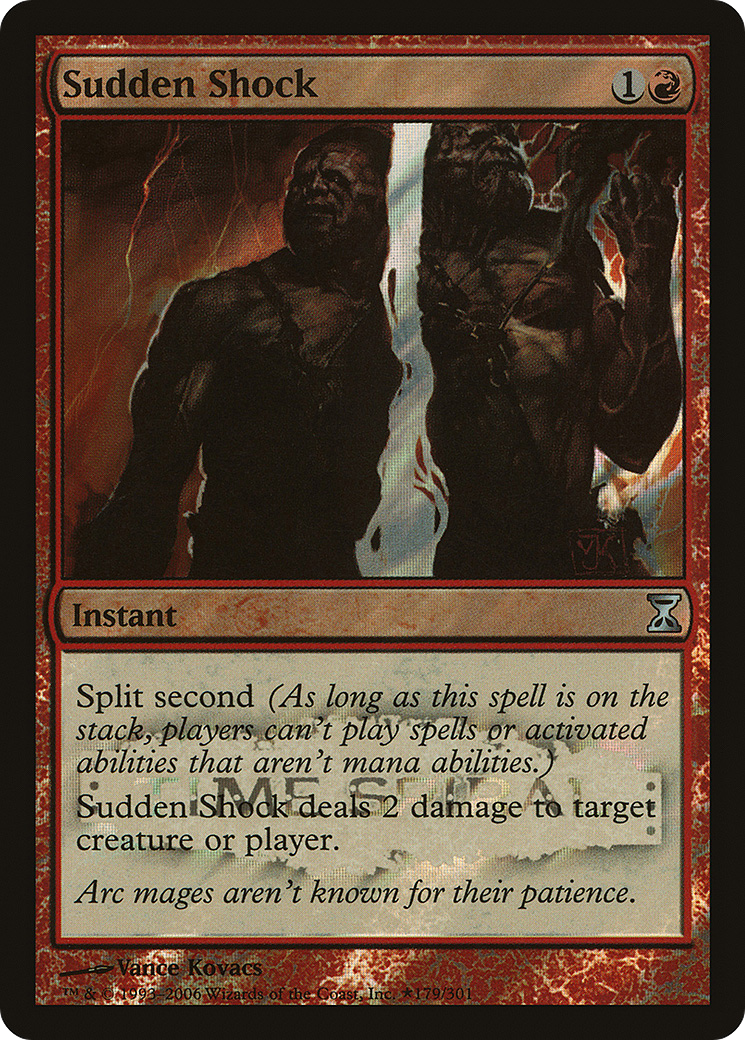 Image of Sudden Shock (LARP-179★) - Time Spiral Promos Foil