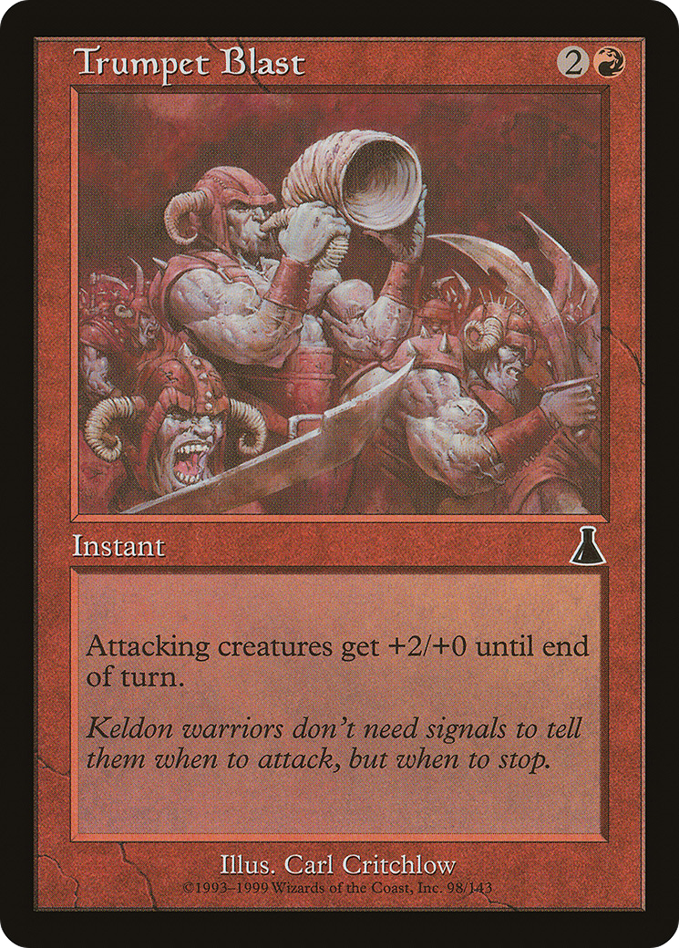 Image of Trumpet Blast (UDS-098) - Urza's Destiny Foil