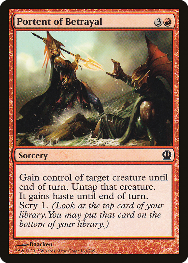 Image of Portent of Betrayal (THS-133) - Theros