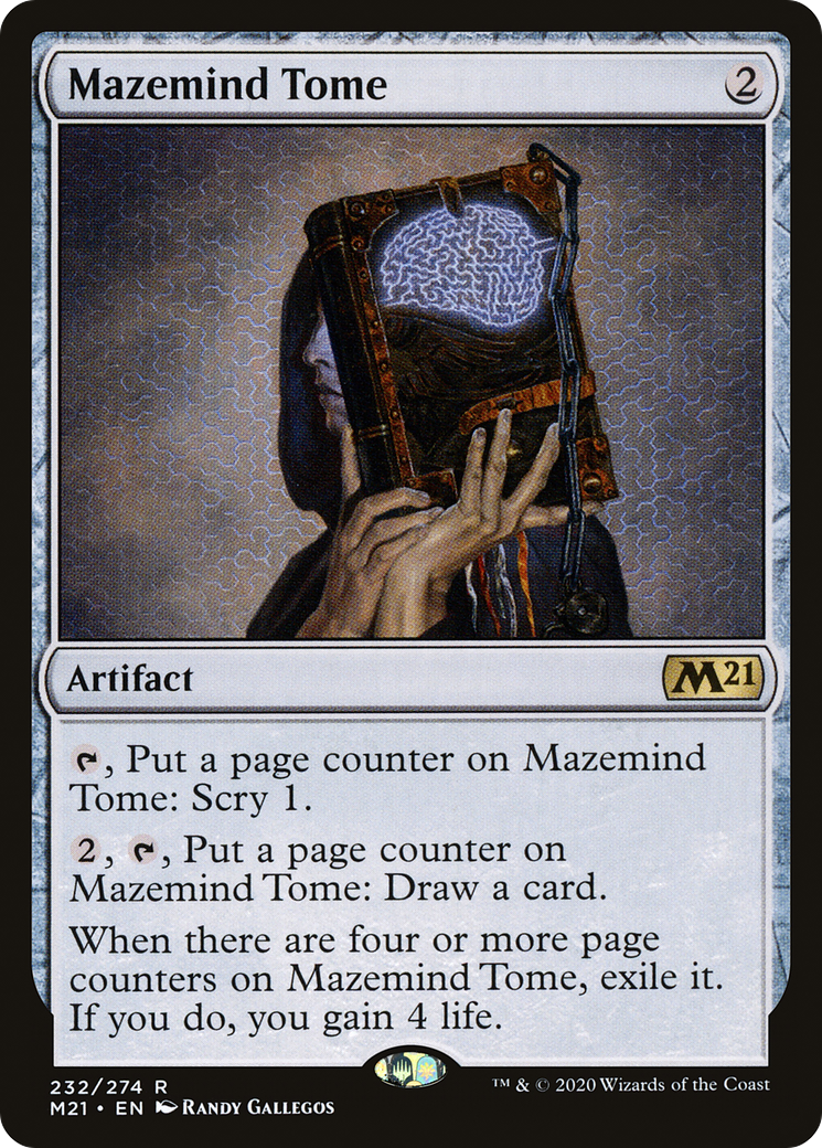 Image of Mazemind Tome (M21-232) - Core Set 2021 Foil