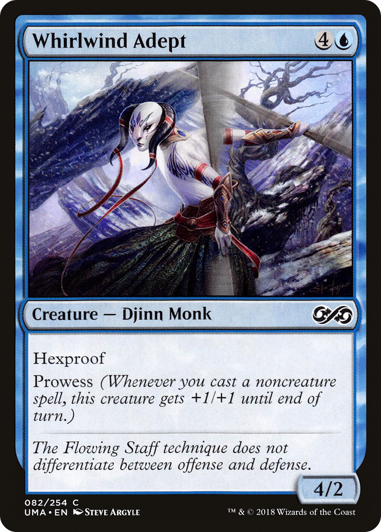 Image of Whirlwind Adept (UMA-082) - Ultimate Masters Foil