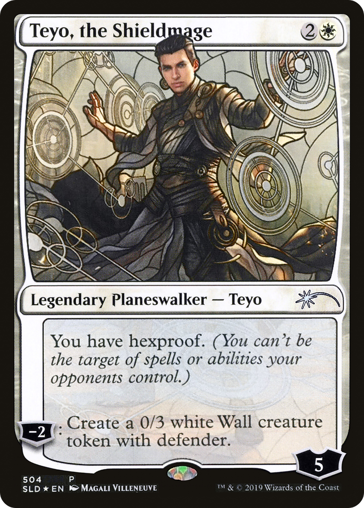 Image of Teyo, the Shieldmage (Stained Glass) (SLD-504) - Secret Lair Drop Foil