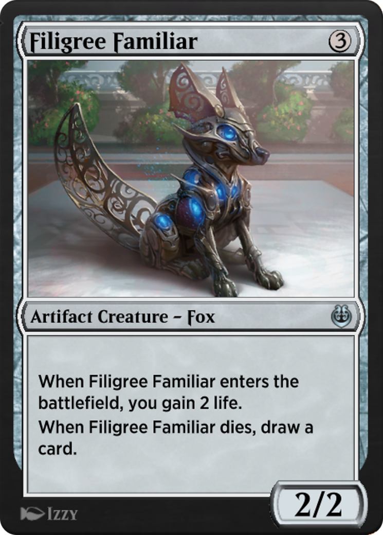 Image of Filigree Familiar (KLR-239) - Kaladesh Remastered