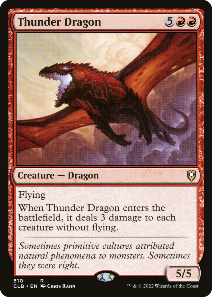 Image of Thunder Dragon (CLB-810) - Commander Legends: Battle for Baldur's Gate