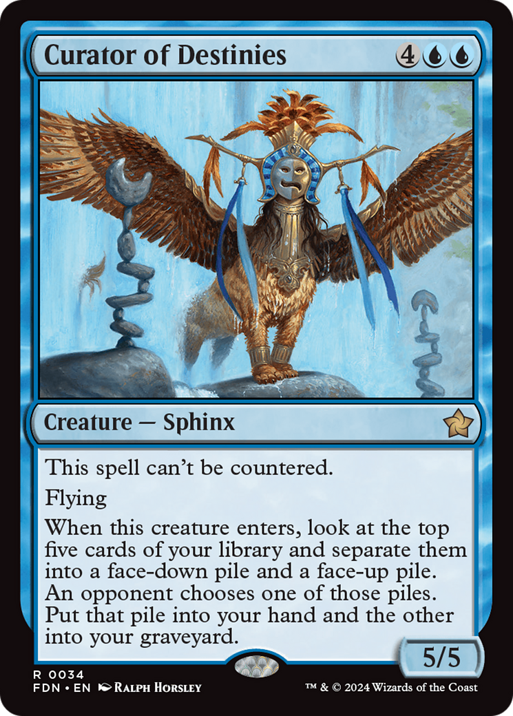 Image of Curator of Destinies (FDN-034) - Foundations Foil