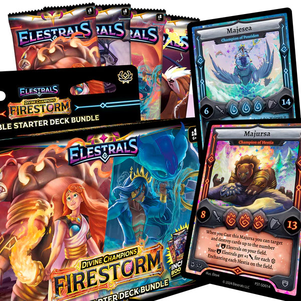 Hestia vs. Poseidon Double Starter Deck Bundle with 4 Packs