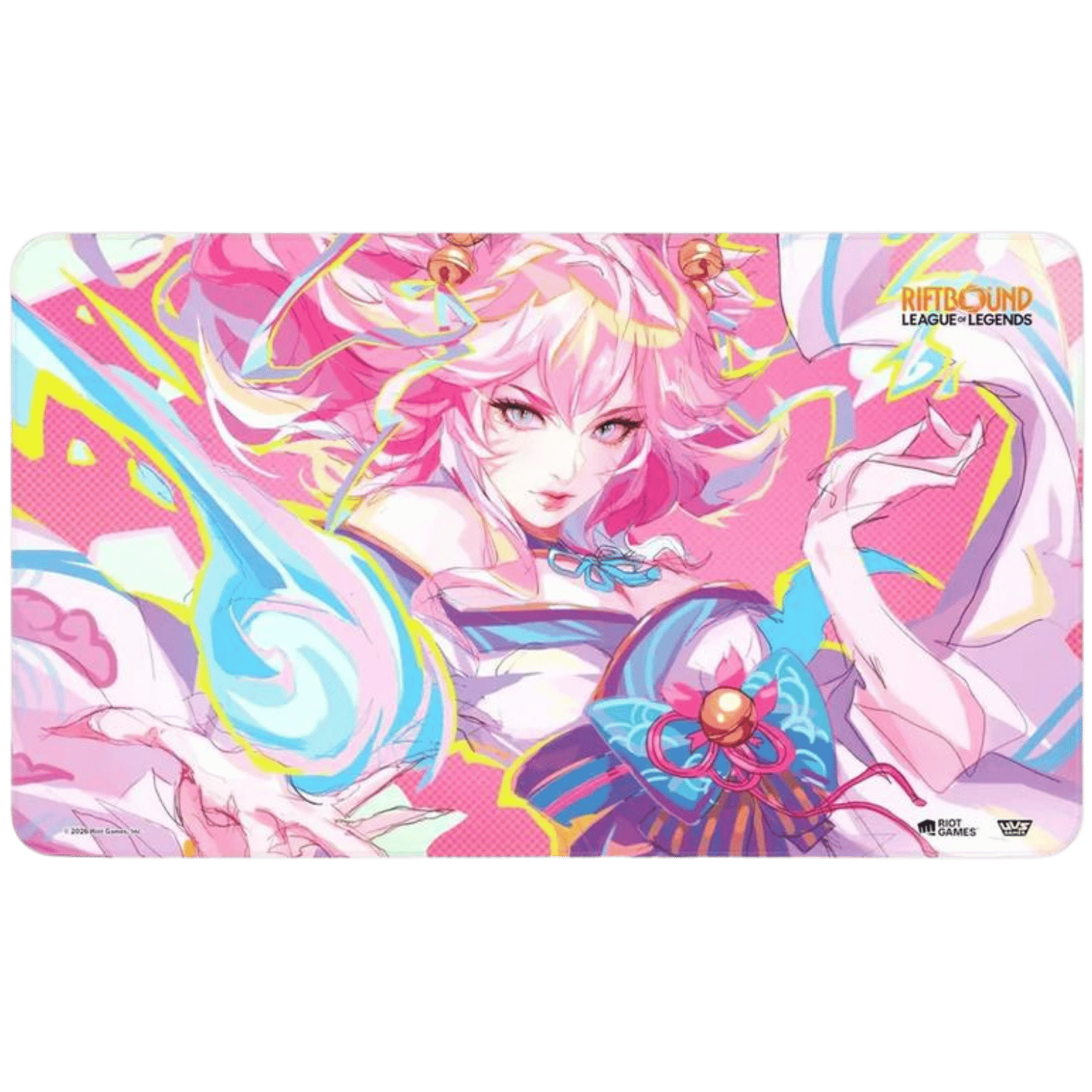Image of RIFTBOUND TCG: LEAGUE OF LEGENDS: SET 2 SPIRITFORGED PLAYMAT 3: SPIRIT BLOSSOM AHRI