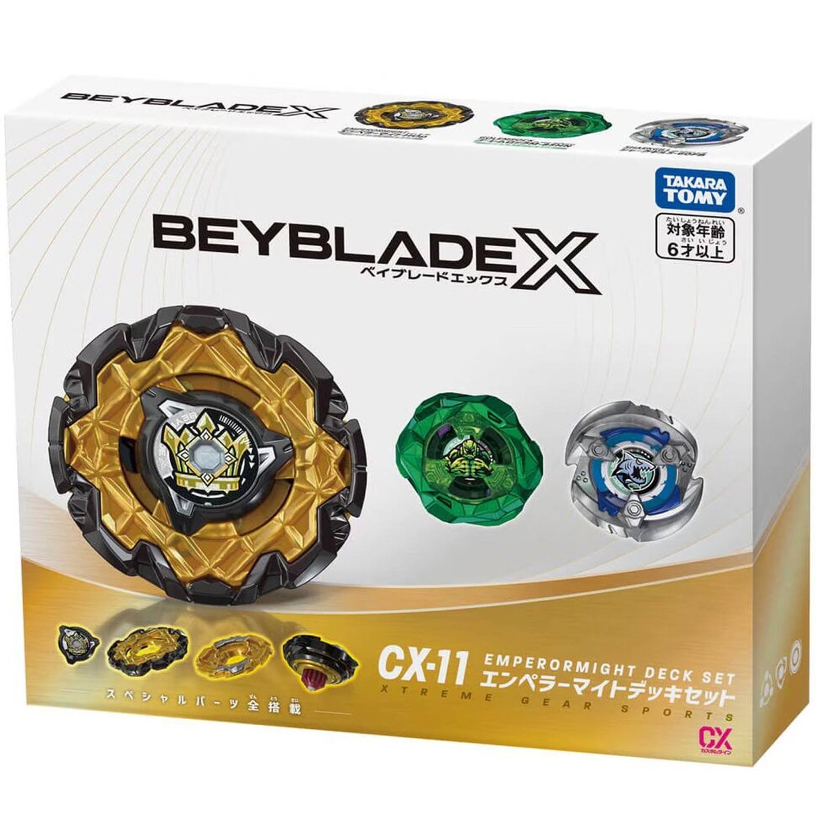Image of TAKARA TOMY Beyblade X Emperor Might Deck Set CX-11