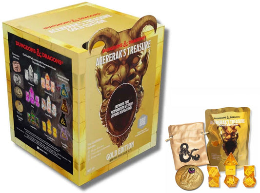 Dungeons & Dragons Acererak's Treasure Gold Edition Dice Pack