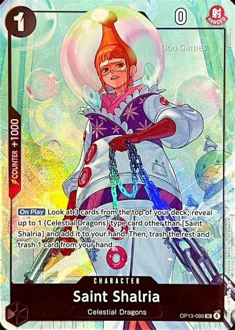 Image of Saint Shalria (OP13-086) - One Piece Promotion Cards Foil