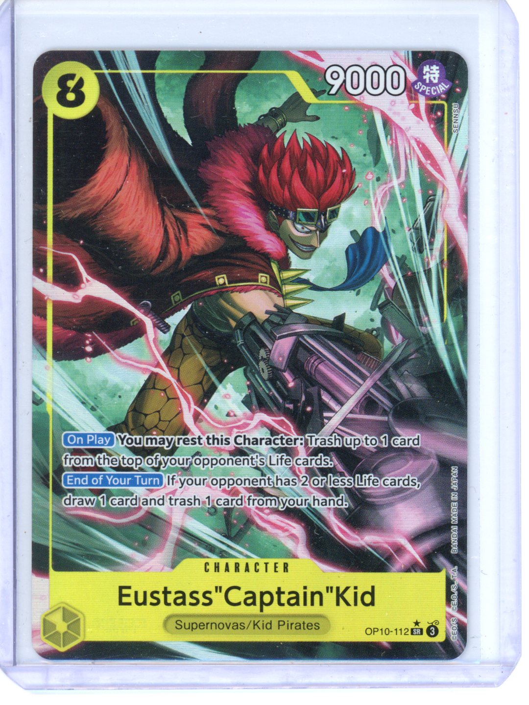 One Piece Eustass "Captain" Kid OP10-112 (Parallel)