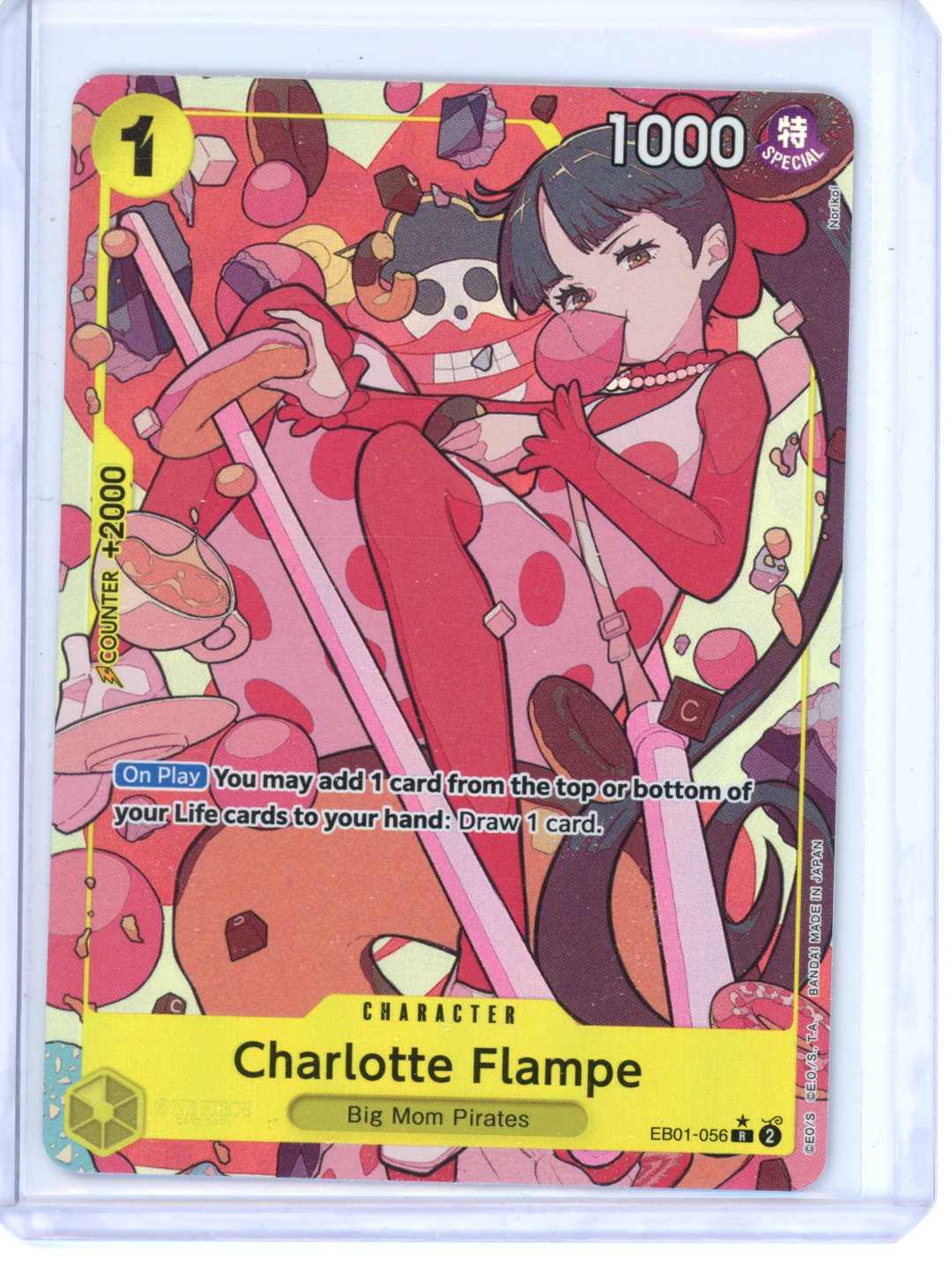One Piece Charlotte Flampe EB01-056  (Alternate Art)