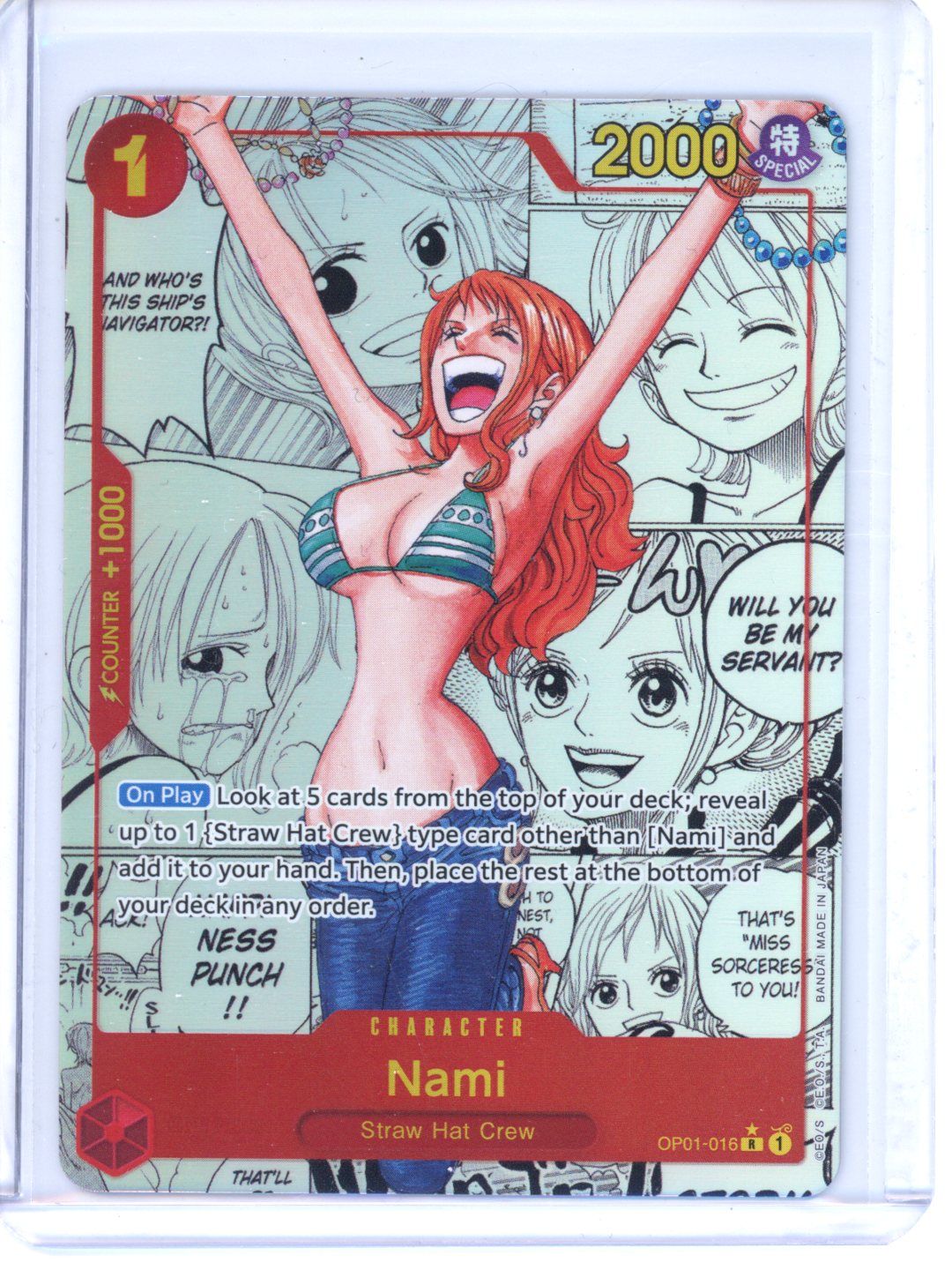 One Piece Nami OP01-016 Manga