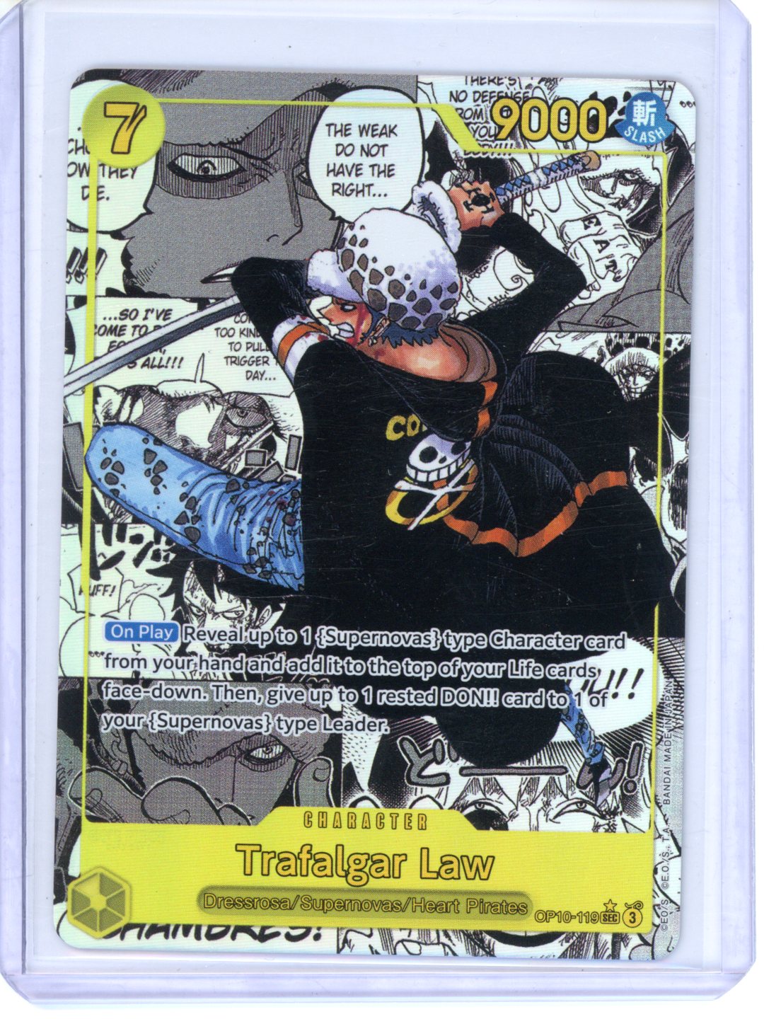 One Piece Trafalgar Law OP10-119 Manga