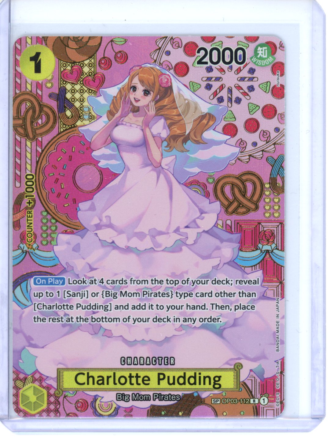 One Piece Charlotte Pudding OP03-112 (SP)
