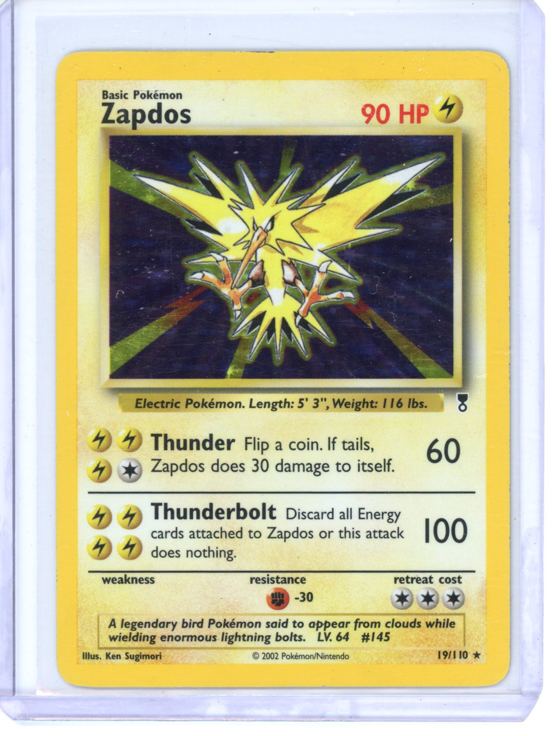 Pokemon Zapdos Legendary Collection #19/110 LP