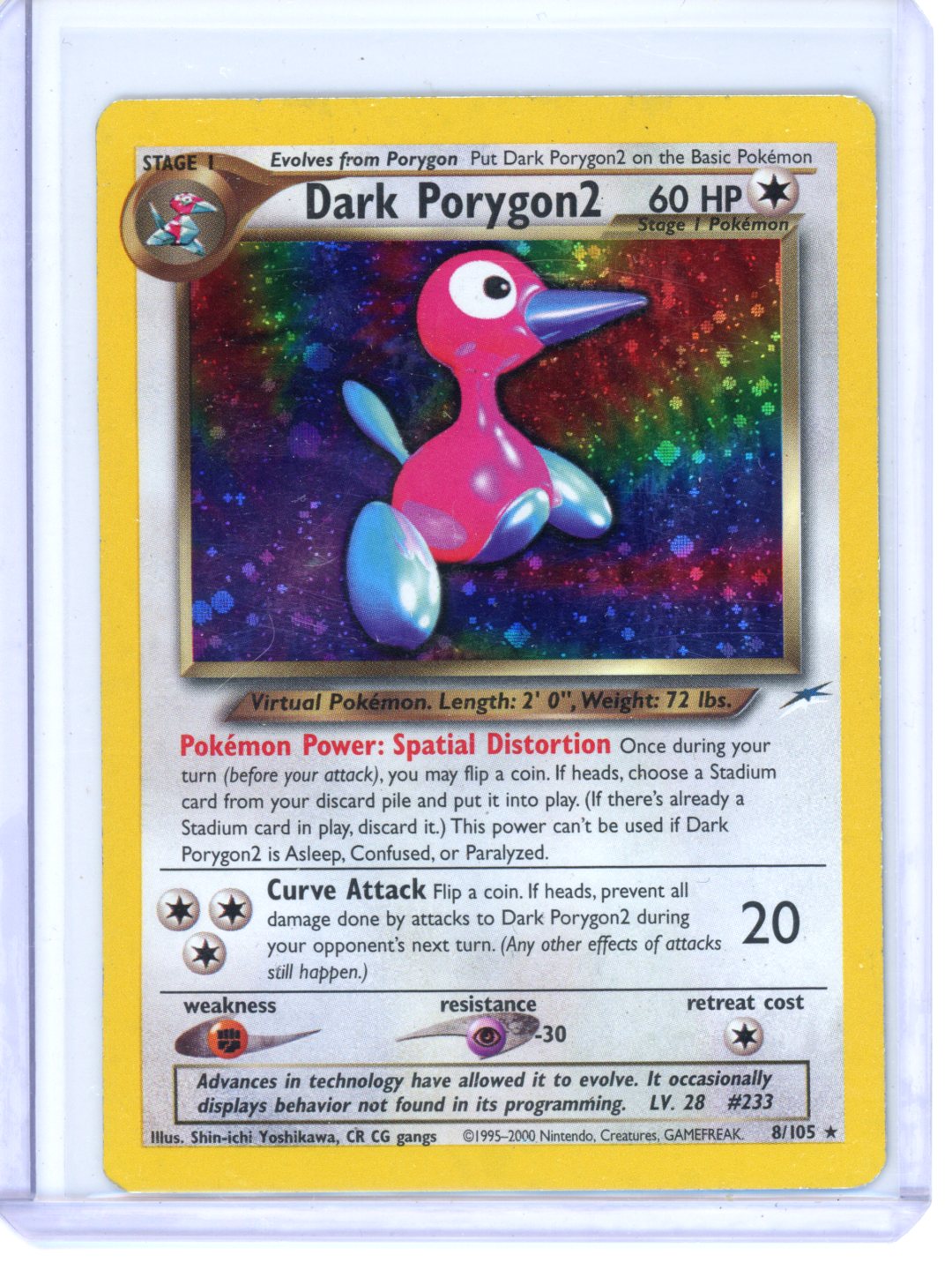 Pokemon Dark Porygon 2 Neo Destiny #8/105 HP