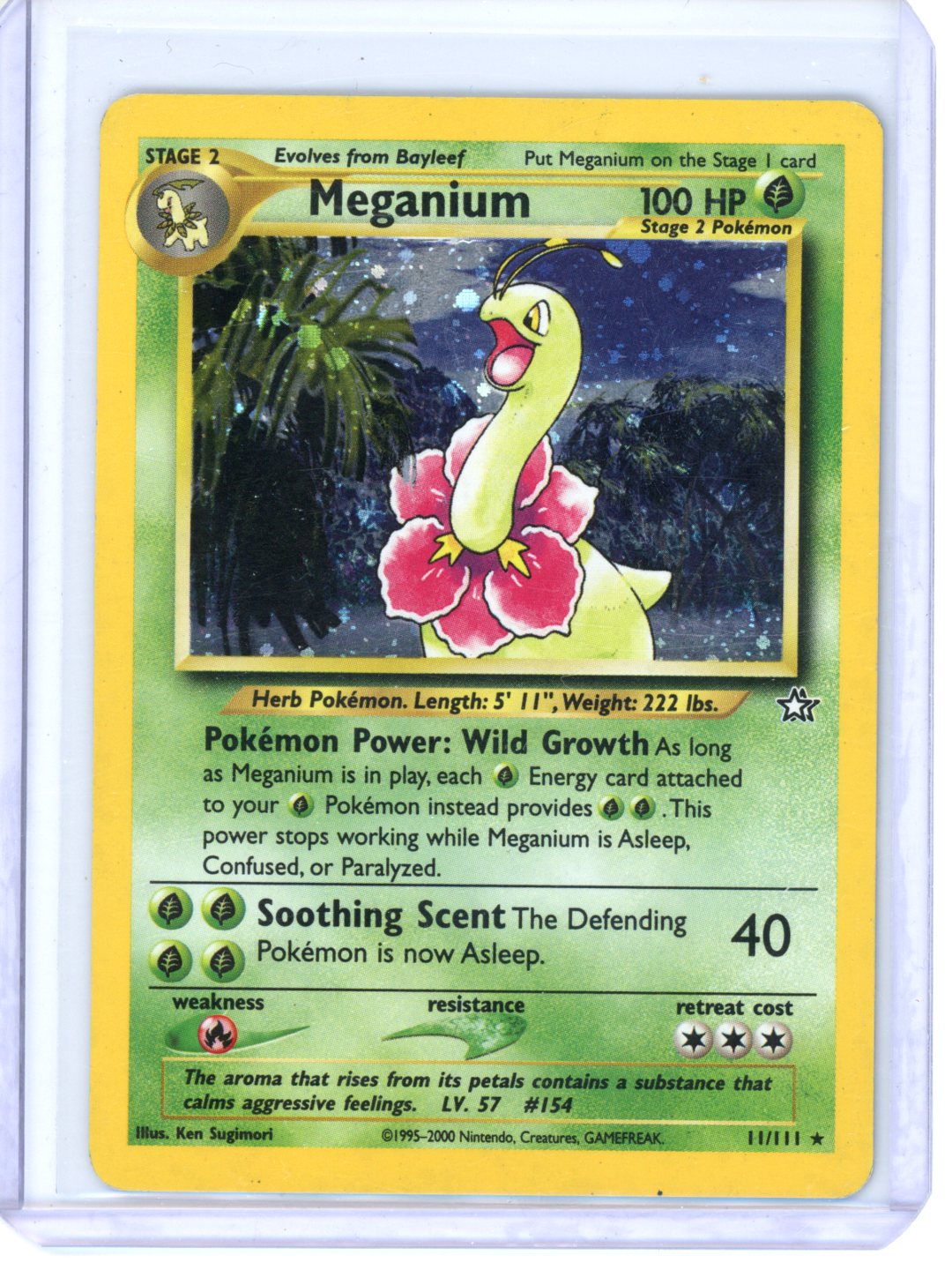 Pokemon Meganium Neo Genesis #11/111 LP