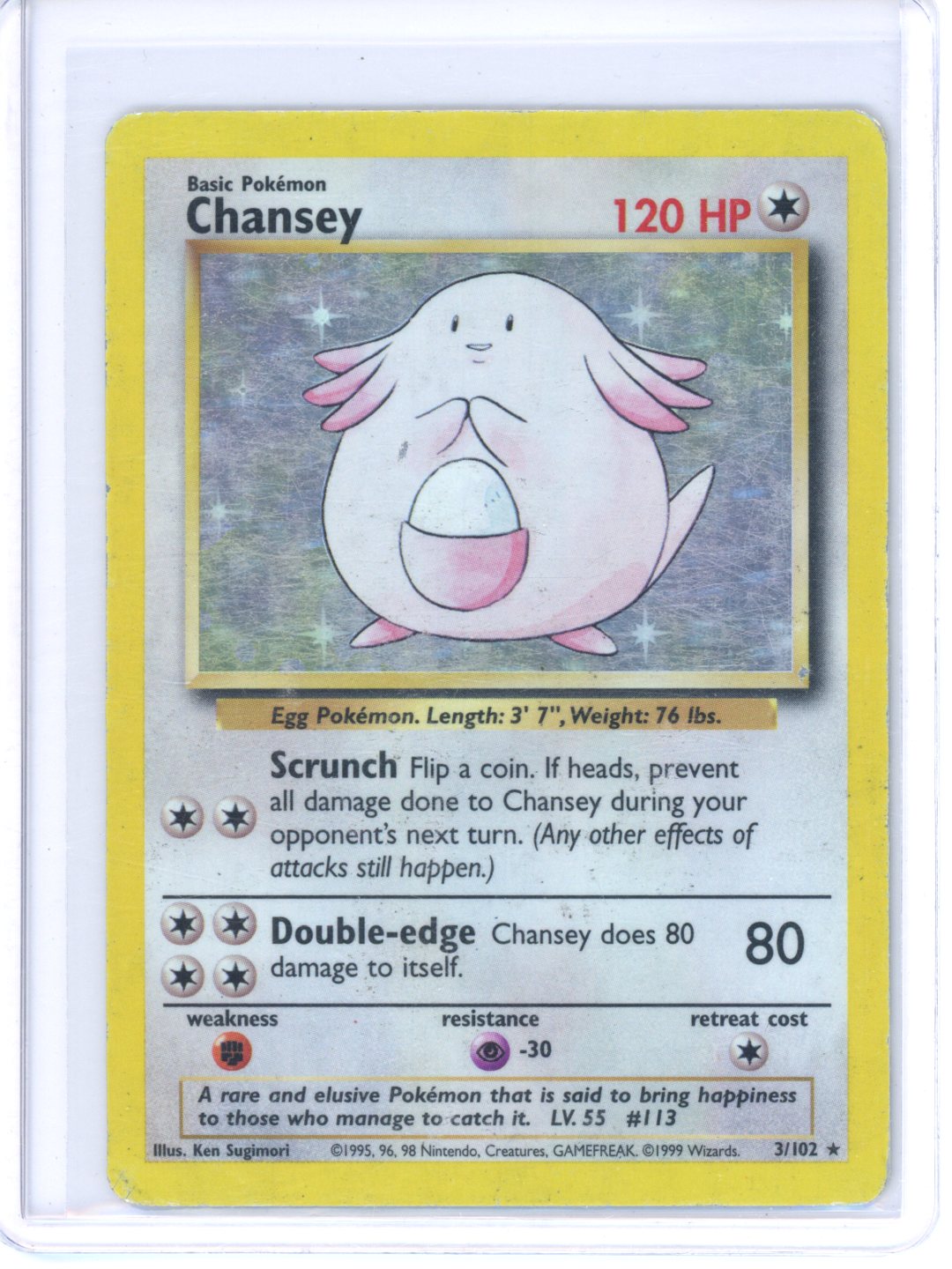 Pokemon Chanset Base Set Holo #3/102 DMG (1)
