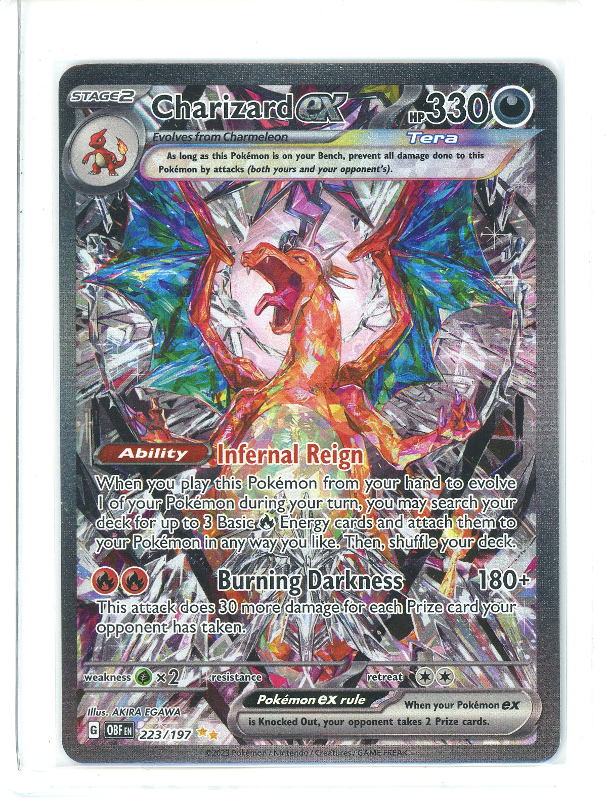* Charizard ex - 223/197 - SV03: Obsidian Flames (OBF)