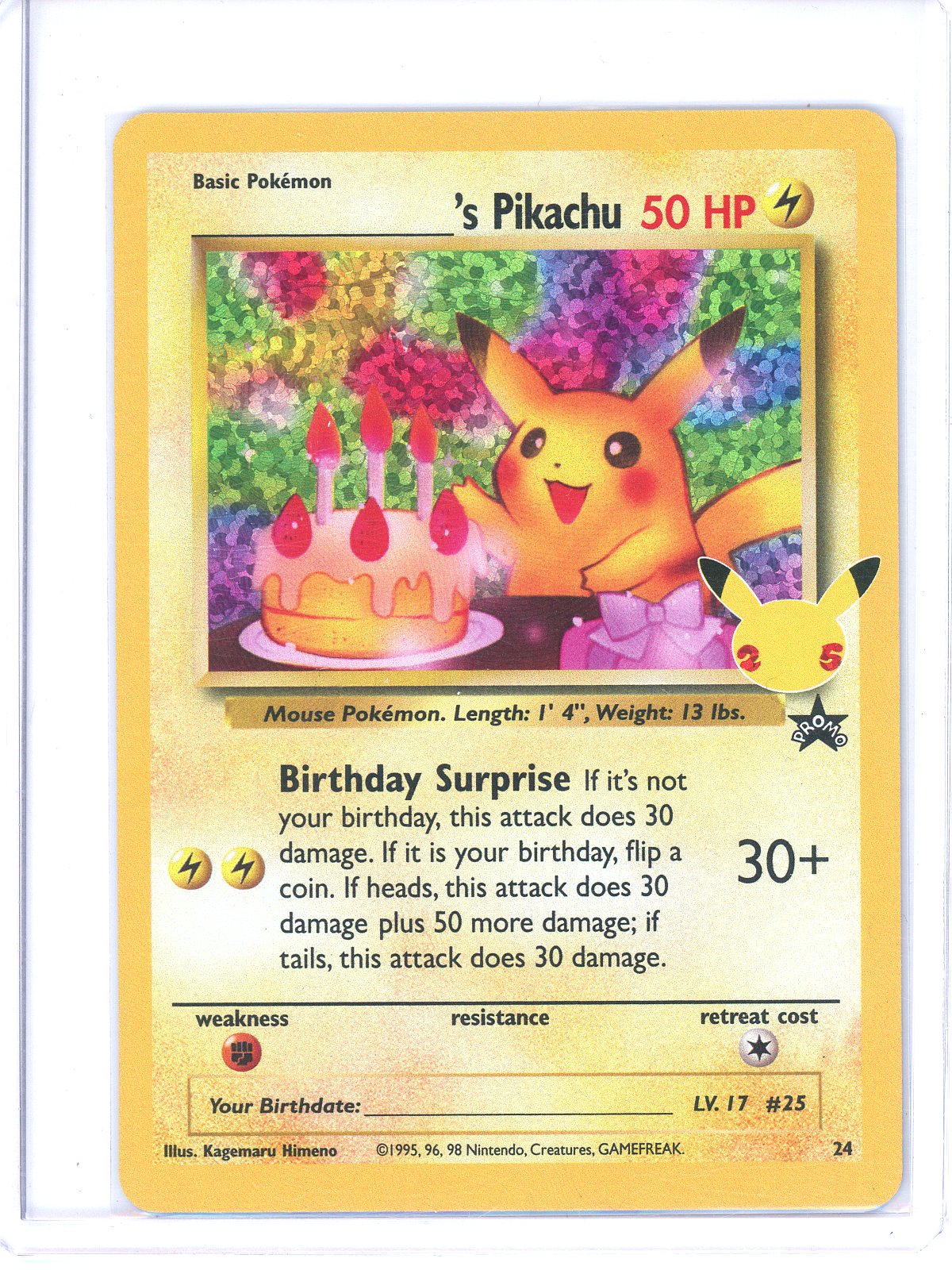 ______'s Pikachu - Celebrations: Classic Collection (CCC) -LP