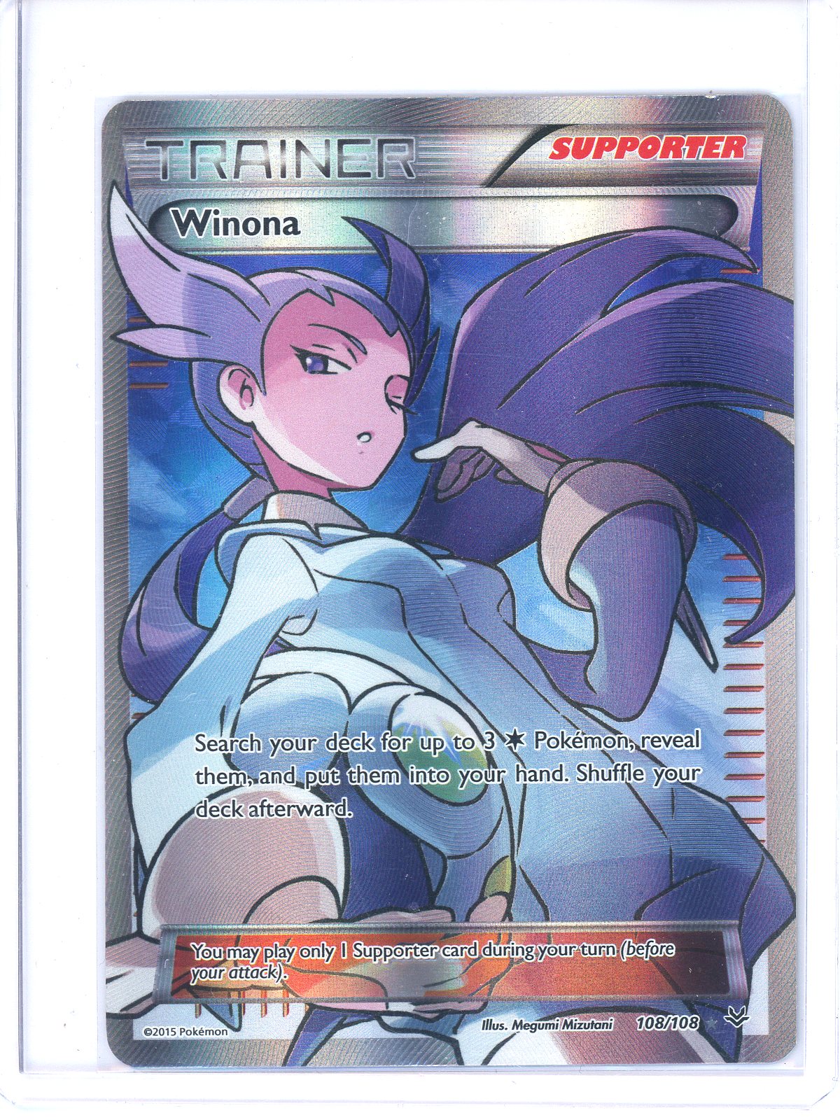 Winona (108 Full Art) - XY - 108/108 - LP/MP