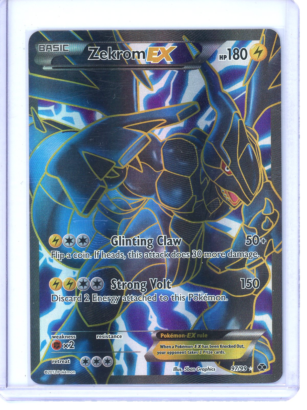 Zekrom EX (97 Full Art) - 97/99 - MP