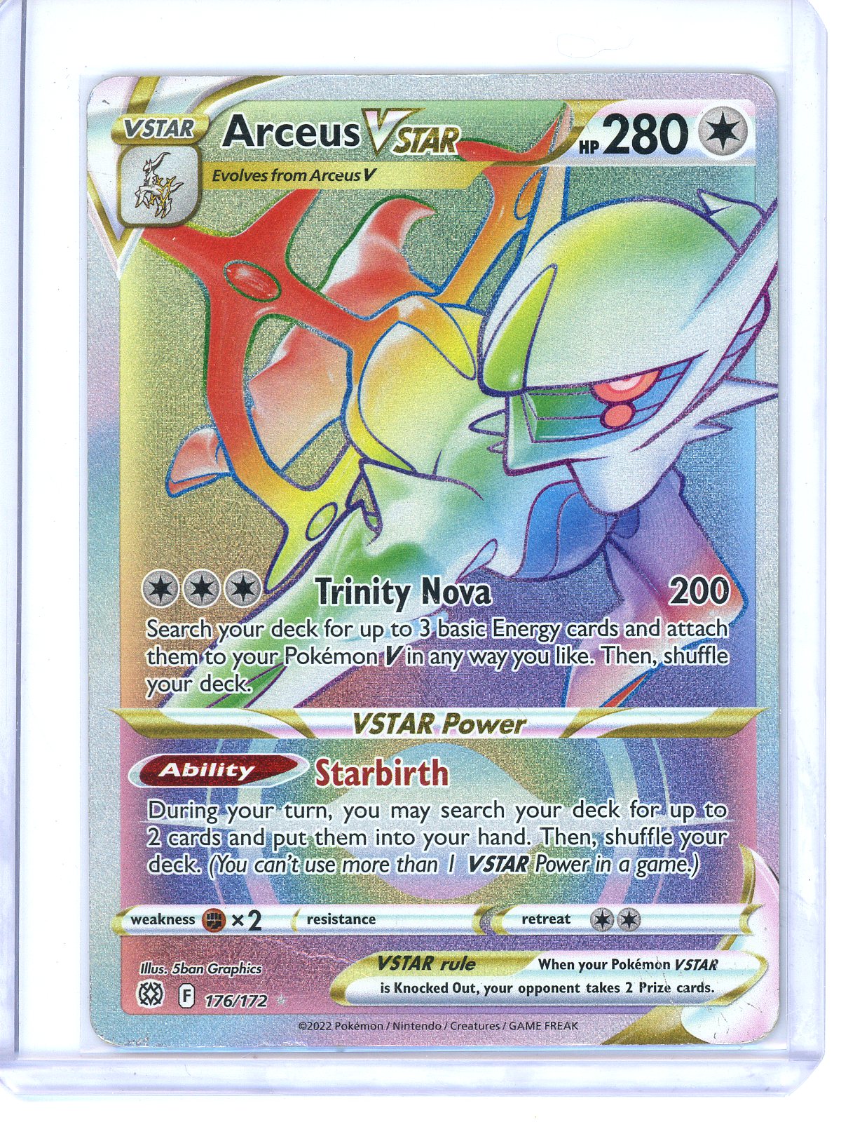 Arceus VSTAR (Secret) (176) - SWSH09: Brilliant Stars (SWSH09)