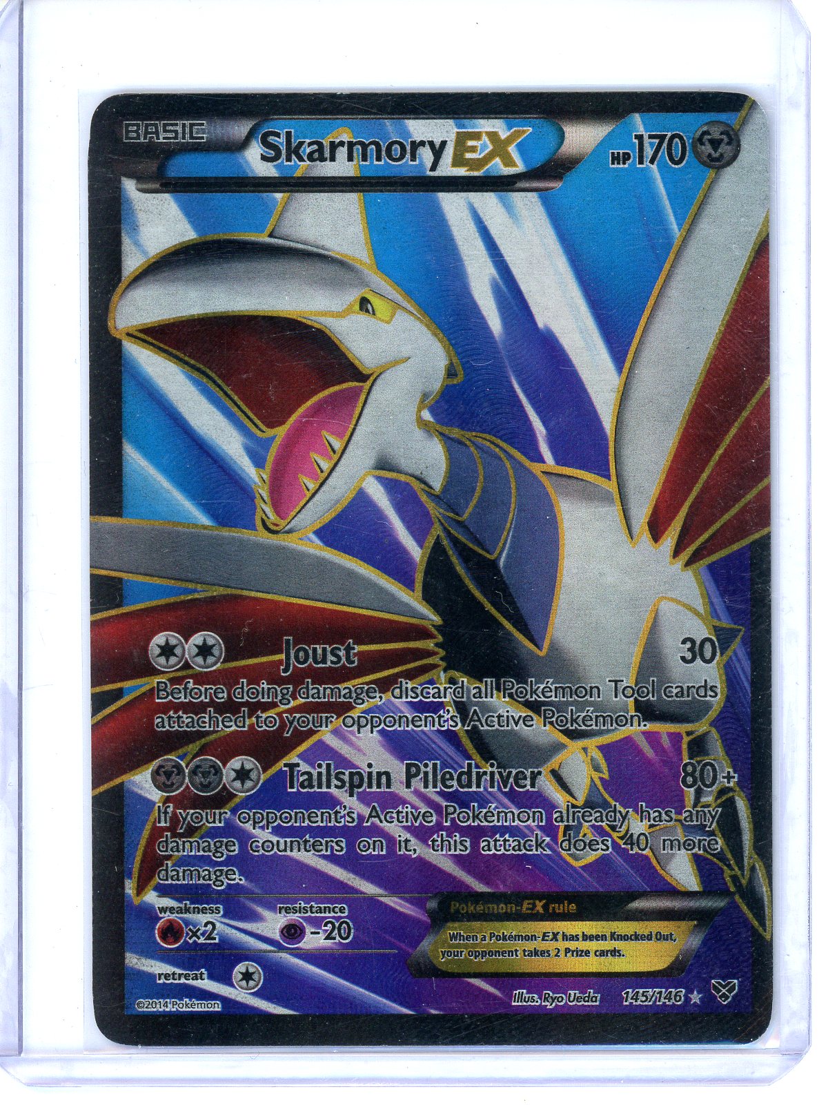 Moderately Played - Skarmory EX (145 Full Art) - XY Base Set (XY)