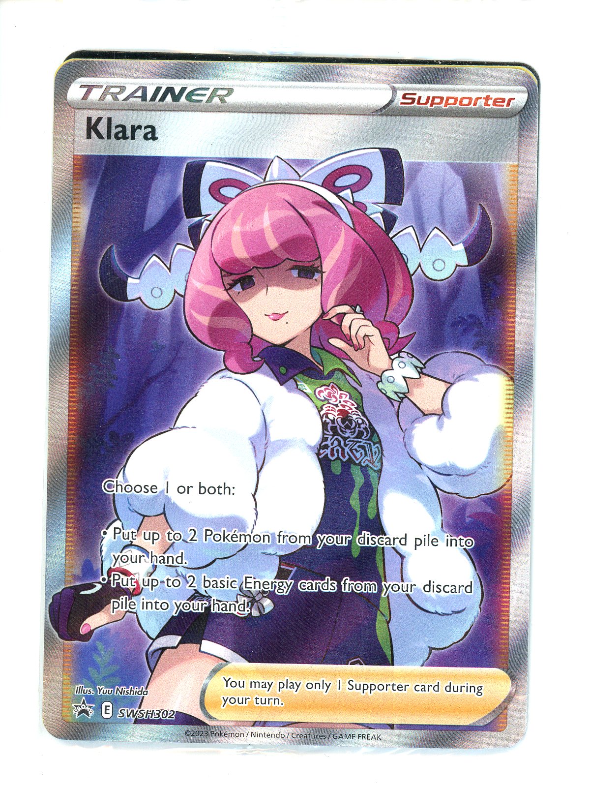 Klara (Full Art) - SWSH: Sword & Shield Promo Cards (SWSD)
