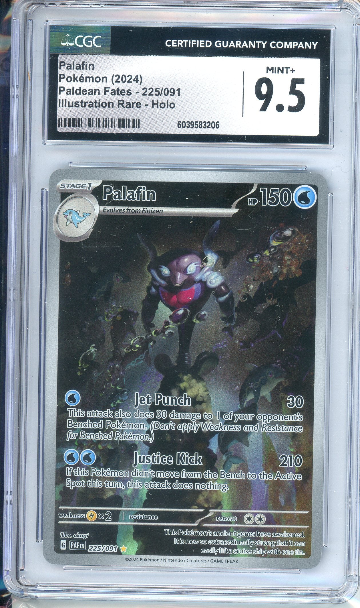 CGC Grade 9.5 - Palafin - 225/091