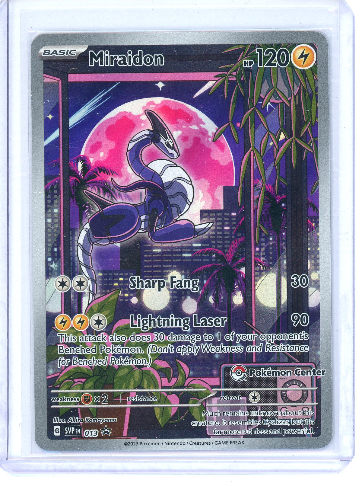 Miraidon - 013 (Pokemon Center Exclusive) - SV: Scarlet & Violet Promo - LP