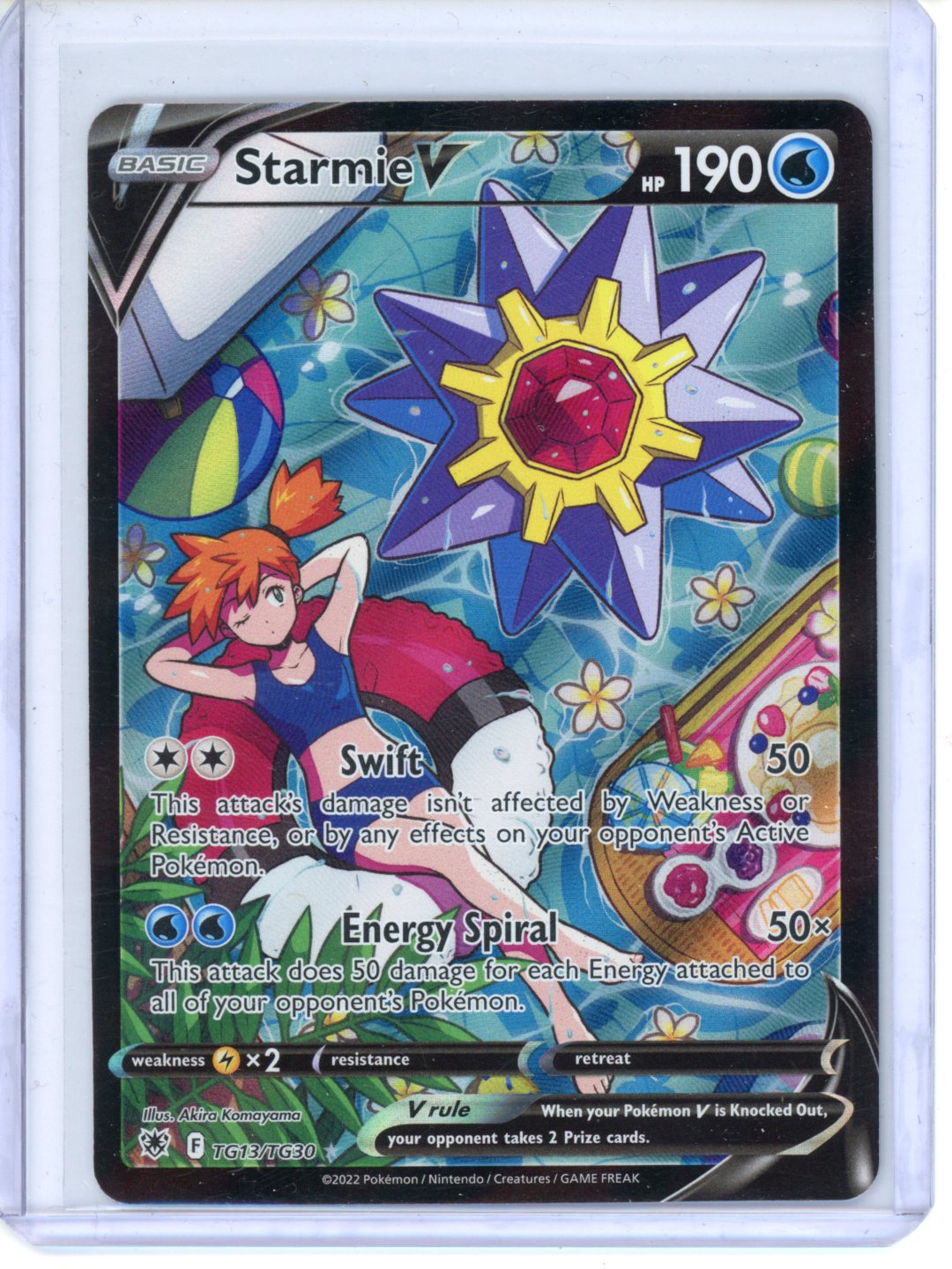 Pokemon Starmie V - SWSH10: Astral Radiance Trainer Gallery (SWSH10:TG) NM