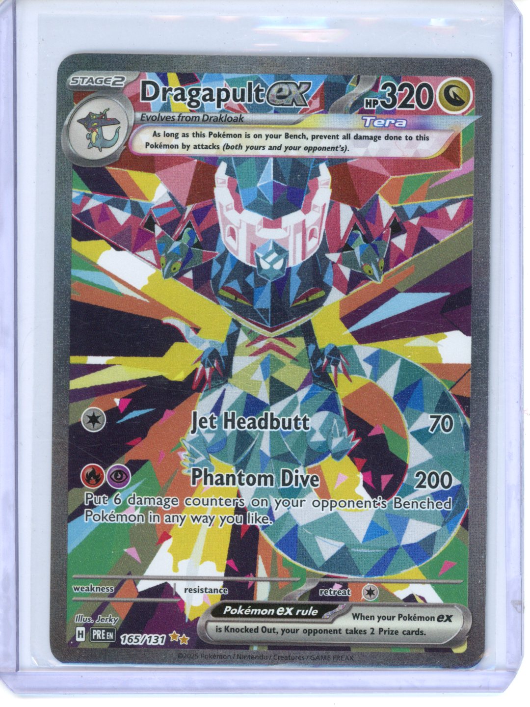* Pokemon Dragapult ex - 165/131 - SV: Prismatic Evolutions (PRE) NM