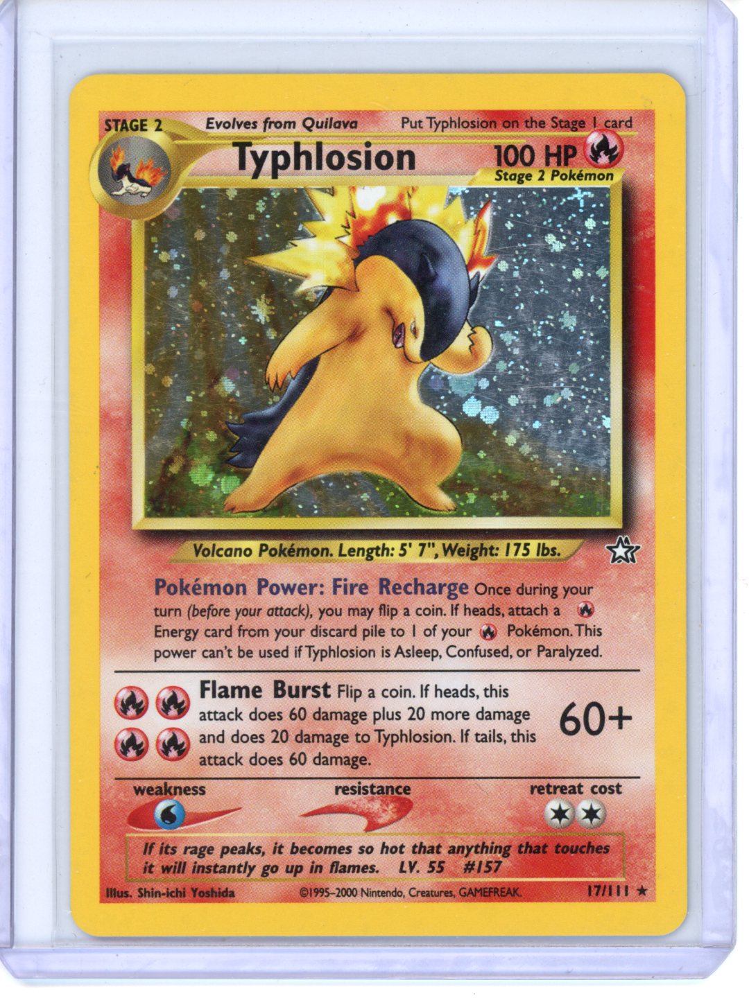 * Pokemon Typhlosion (17) - Neo Genesis (N1) MP