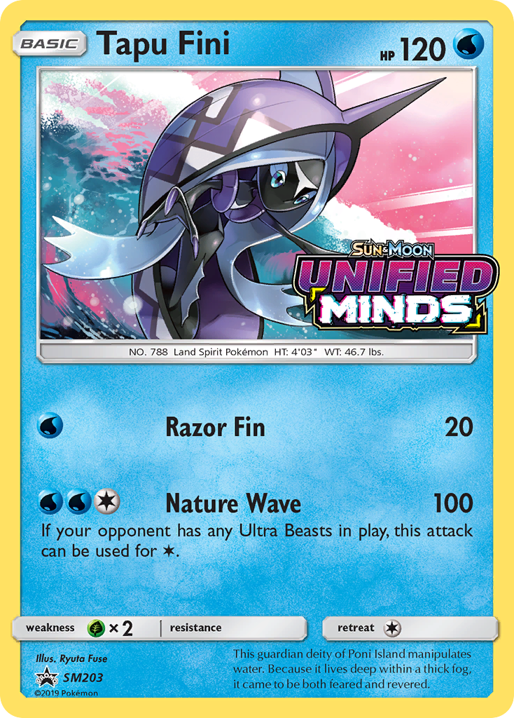 Image of Tapu Fini SM203  - Holofoil SM Promos - Promo