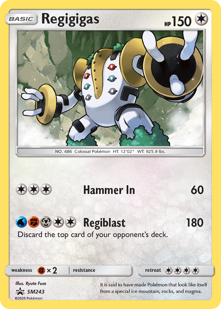 Image of Regigigas SM243  - Holofoil SM Promos - Promo