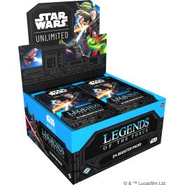 Image of Star Wars: Unlimited - Legends of the Force Booster Box Display