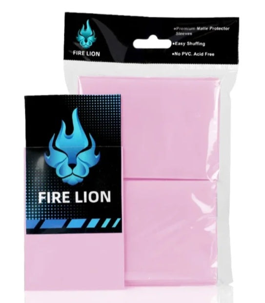 100pcs Light Pink Trading Card Sleeves