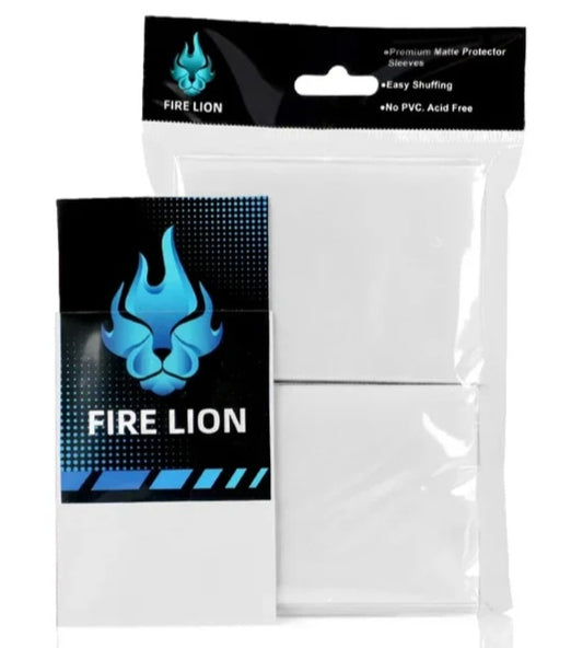100pcs White Trading Card Sleeves