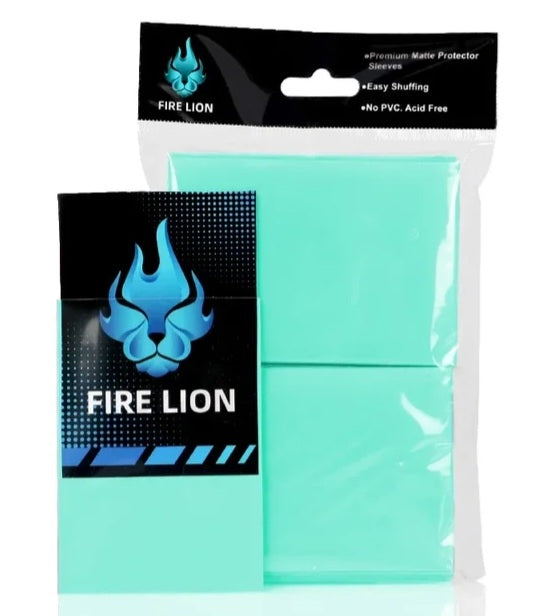 100pcs Turquoise Trading Card Sleeves