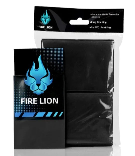 100pcs Black Trading Card Sleeves