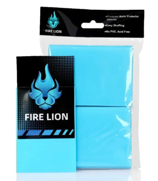 100pcs Light Blue Trading Card Sleeves
